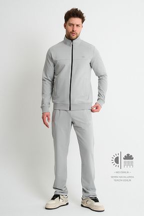 ست کرمکن اسپرت طوسی مردانه پنبه ای Shooter Sportswear - کد 904605668