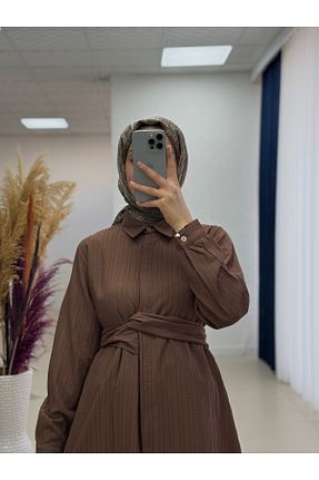 پیراهن حجاب رنگی زنانه رگولار MİHRA STORE - کد 940998549