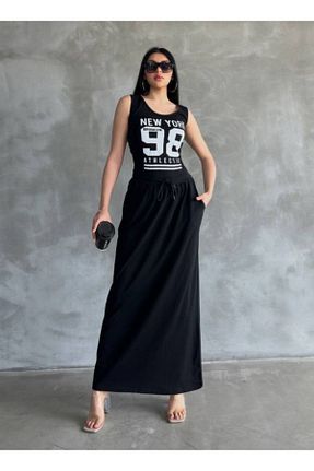 لباس مشکی زنانه بافتنی GAMZE ALPTEKİN - کد 929957044