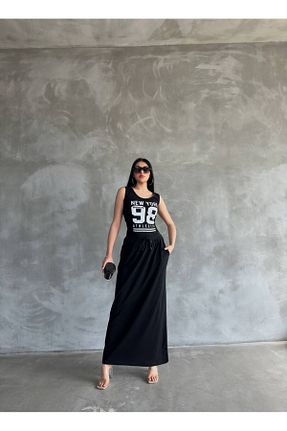 لباس مشکی زنانه بافتنی GAMZE ALPTEKİN - کد 929957044