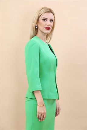 کت سبز زنانه Comfort ÖNDER ÖZSOY - کد 759359063