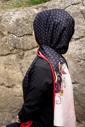 شال مشکی زنانه Vissona - کد 270704583