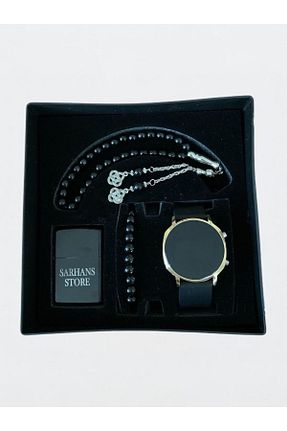 ست ساعت مچی مشکی مردانه فلزی Sarhans Store - کد 906570804