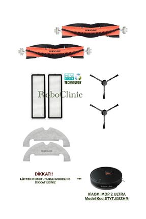 اکسسوری جاروبرقی مشکی Roboclinic - کد 867169898