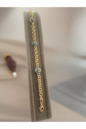 دستبند نقره رنگی زنانه 925 عیار zeyyn silver - کد 883910563