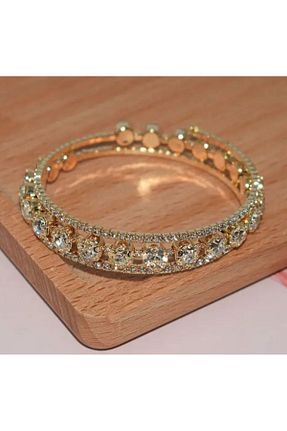 دستبند جواهر طلائی زنانه زیرکن reyselstyle - کد 839071457