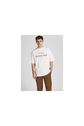 تیشرت نباتی مردانه Loose Jack & Jones - کد 305739709