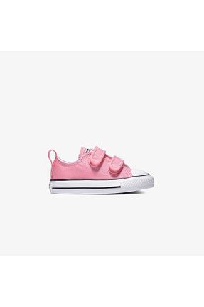 کفش اسنیکر صورتی بچه گانه چسبی Converse - کد 86965607