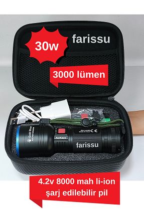 چراغ دستی مشکی farissu - کد 953941028