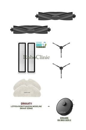 اکسسوری جاروبرقی رنگی Roboclinic - کد 953971881