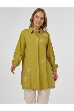 تونیک حجاب قهوه ای بافتنی Kayra - کد 954071947