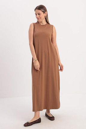 لباس حجاب قهوه ای زنانه رگولار ALLDAY - کد 954090199