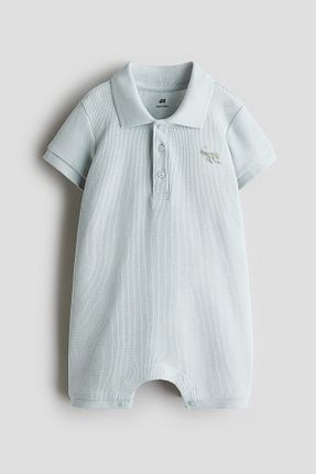 سرهمی آبی بچه گانه آستین کوتاه H&M - کد 954282174