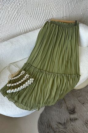 دامن رنگی زنانه ساده Poliyance - کد 954239099