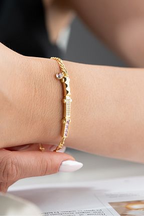 دستبند نقره صورتی زنانه 925 عیار Silvano Jewelry - کد 954310454