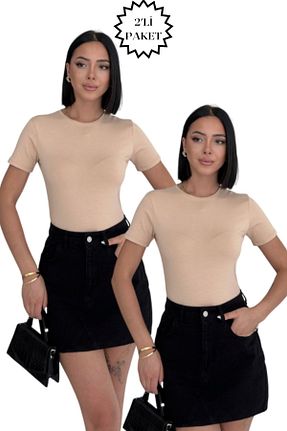بادی رنگی زنانه یقه دوچرخه Lunamiratto - کد 954335412