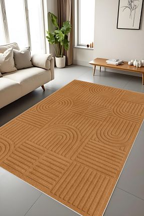 فرش نارنجی زیره ضد لغزش Liriya - کد 954431695