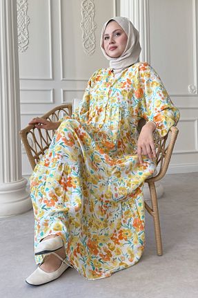 لباس حجاب زرد زنانه Relaxed InStyle - کد 954744037