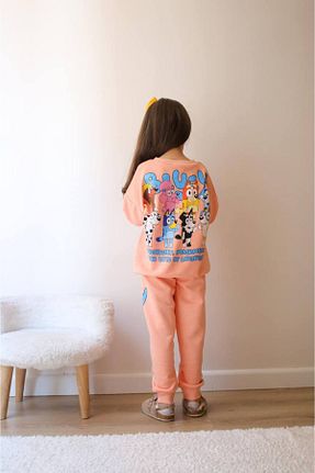 ست بالاتنه و پائین تنه صورتی بچه گانه بافتنی Butik - کد 954965056
