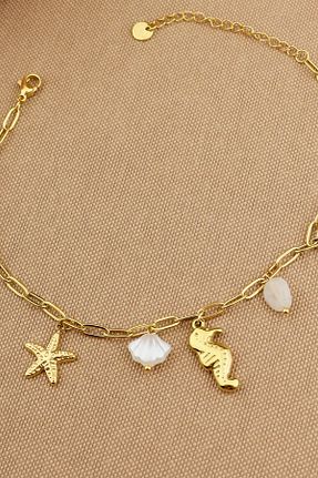خلخال جواهر متالیک زنانه Keyifli Hayaller - کد 955006842