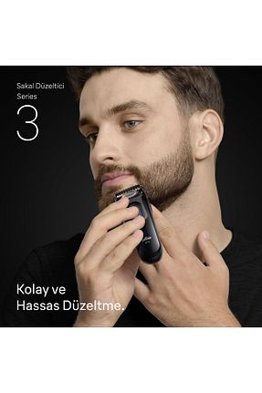 ماشین اصلاح صورت مشکی بی سیم Braun - کد 955004281