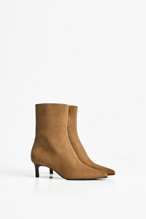بوت / نیم بوت قهوه ای زنانه پلی استر Bershka - کد 955167447