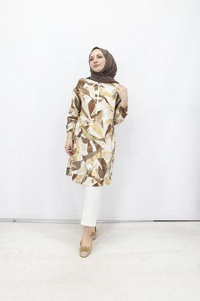 تونیک قهوه ای زنانه بافتنی Armine TREND - کد 955200957
