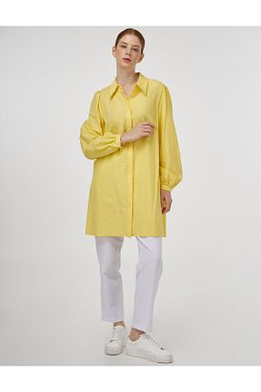 تونیک حجاب قهوه ای بافتنی Kayra - کد 955274889