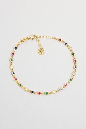 دستبند نقره رنگی زنانه 925 عیار So Chic - کد 955294291