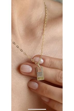 گردنبند نقره زرد زنانه 925 عیار Wind Silver - کد 955630259