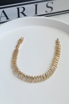 دستبند استیل (فولاد) طلائی استیل ضد زنگ DEMOKAN - کد 955437827