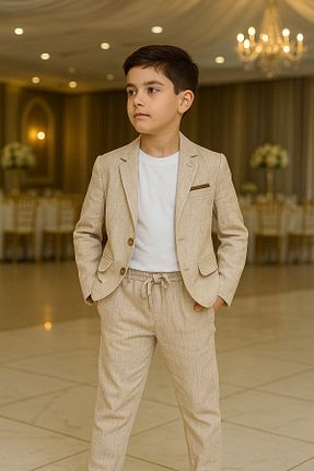 کت و شلوار بچه گانه یقه کتی Çelix Kids - کد 955963308