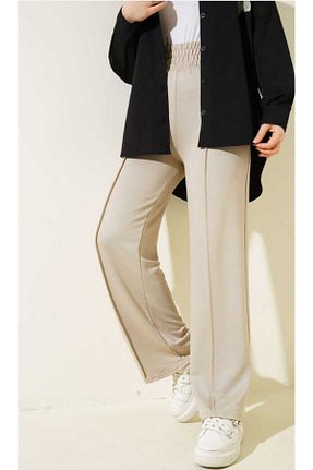 شلوار بژ زنانه Penye Smymoda - کد 955741059