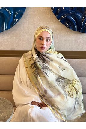 شال رنگی زنانه پنبه ای Modakaşmir - کد 955836886