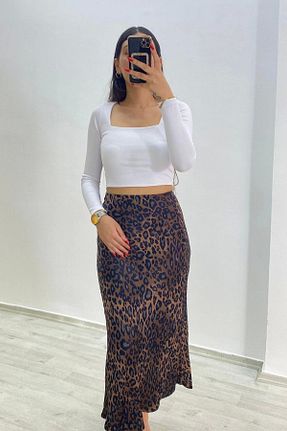 بادی سفید زنانه یقه مربعی MODA - کد 863455677
