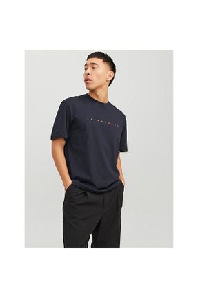 تیشرت سرمه ای مردانه Relaxed Jack & Jones - کد 743297730