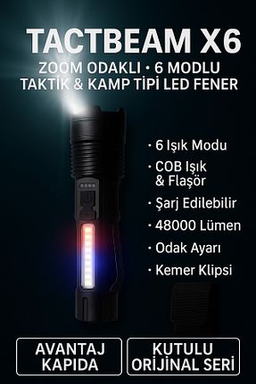 چراغ دستی مشکی Avantaj Kapıda - کد 946472764