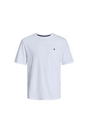 تیشرت سفید مردانه رگولار Jack & Jones - کد 796455207