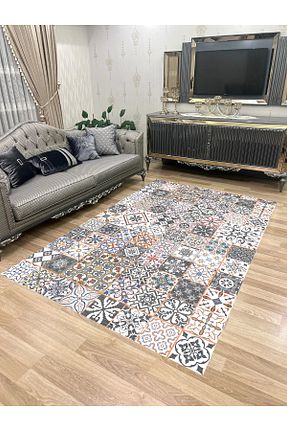فرش رنگی زیره ضد لغزش Bordo Halı - کد 929019640