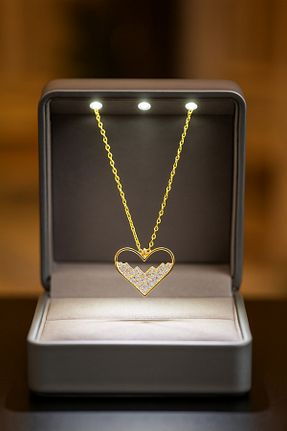 گردنبند طلا زرد زنانه 8 عیار KAR DİAMOND - کد 950940641