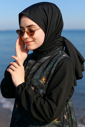 روسری مشکی پلی استر CUPSEA - کد 262901013