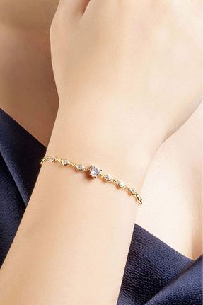 دستبند نقره سفید زنانه 925 عیار So Chic - کد 781304661