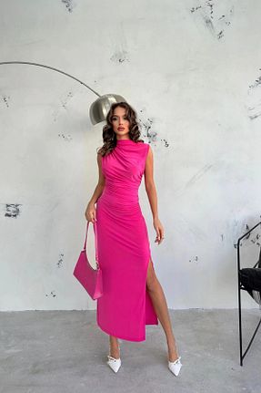 لباس صورتی زنانه بافتنی MOZENA - کد 818694469