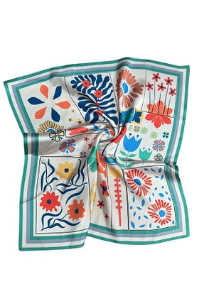 دستمال گردن رنگی زنانه پلی استر tarzınısec - کد 932635405