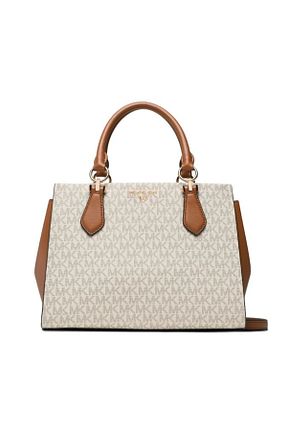 کیف دوشی بژ زنانه چرم خالص Michael Kors - کد 664264496