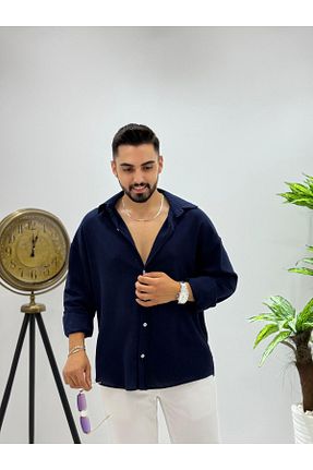 پیراهن سرمه ای زنانه رگولار JACK CAPRİO - کد 929563476