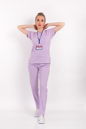 لباس کار بنفش Nur Medikal Giyim - کد 684870094