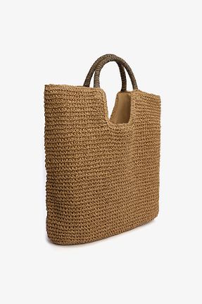 کیف ساحلی قهوه ای حصیر Penti - کد 945468422