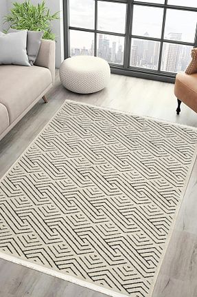 گلیم سفید پنبه ای Massilia Home - کد 927887247