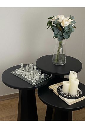 میز عسلی مشکی چوب kuppdesign - کد 738017299